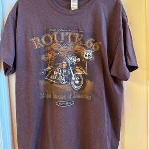 Gildan Heavy Cotton Brown T-Shirt